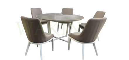 Outdoor Fabric Round Dining Table set